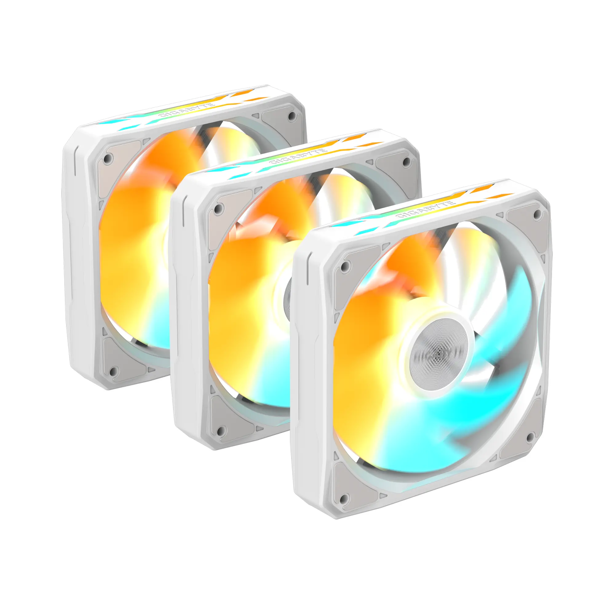 Σετ ανεμιστήρων 3-Pack GIGABYTE AORUS EZ CHAIN FAN 120 ICE, 120x120x25mm ARGB - image 1