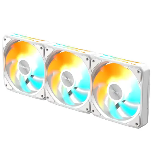 Комплект вентилатори 3-Pack GIGABYTE AORUS EZ CHAIN FAN 120 ICE, 120x120x25mm ARGB - image 2