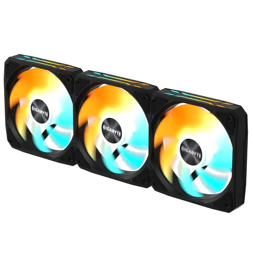 Комплект вентилатори 3-Pack GIGABYTE AORUS EZ CHAIN FAN 120, 120x120x25mm ARGB - image 2