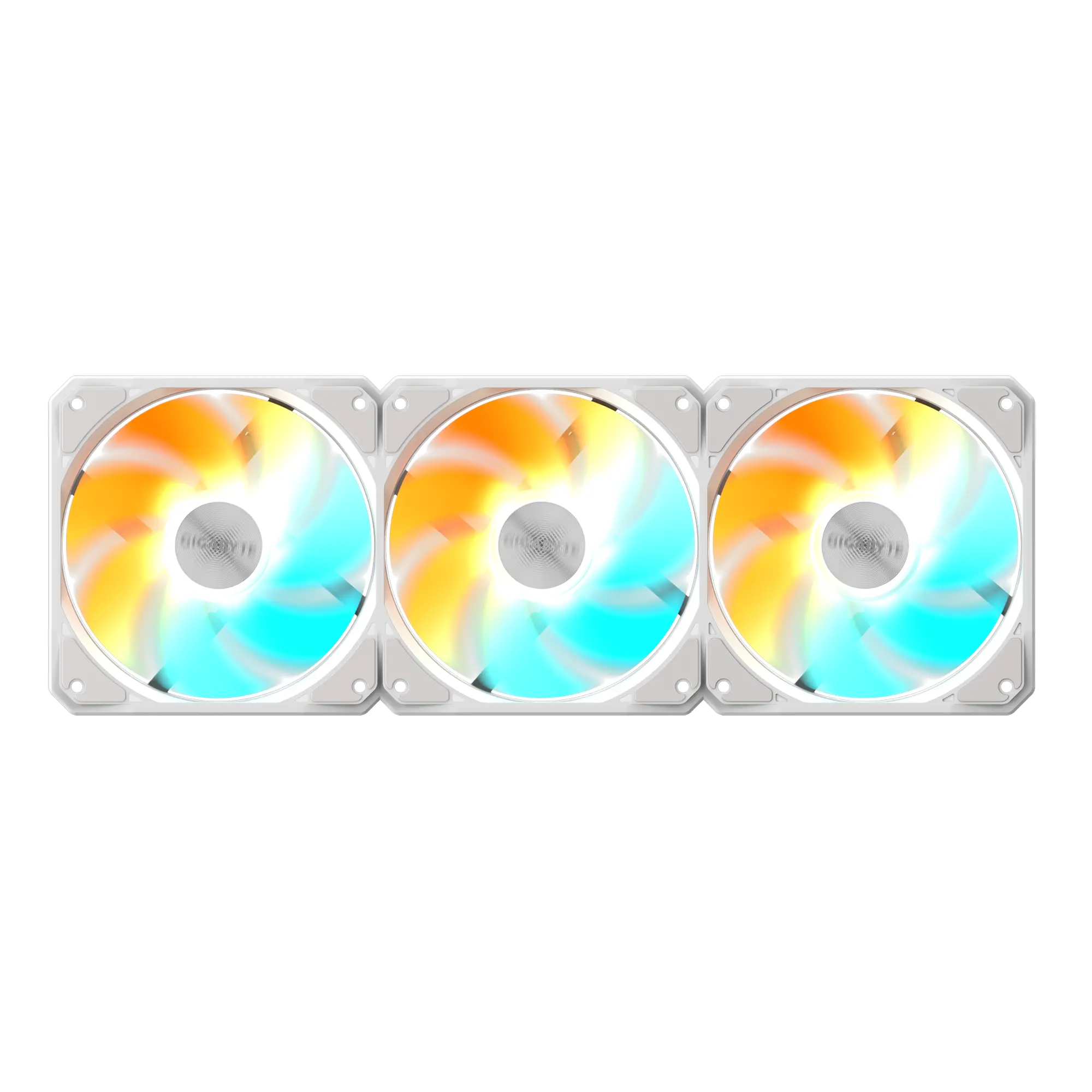 Set ventilatoare 3-Pack GIGABYTE AORUS EZ CHAIN RVS FAN 120 ICE, 120x120x25mm ARGB - image 4
