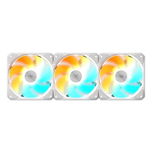 Комплект вентилатори 3-Pack GIGABYTE AORUS EZ CHAIN RVS FAN 120 ICE, 120x120x25mm ARGB - image 4