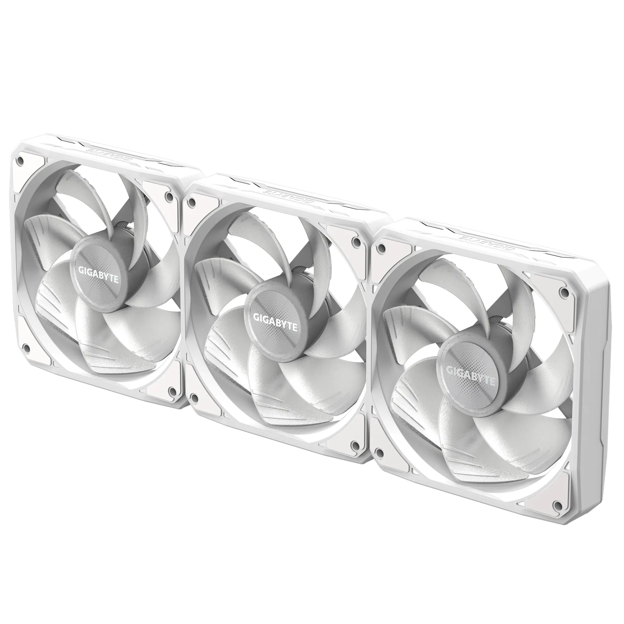 Set ventilatoare 3-Pack GIGABYTE AORUS EZ CHAIN RVS FAN 120 ICE, 120x120x25mm ARGB - image 5