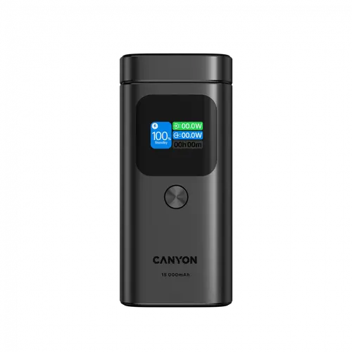 CANYON Qi2 magnetic power bank OnPower 150 15000mAh Aluminium Dark grey - image 2