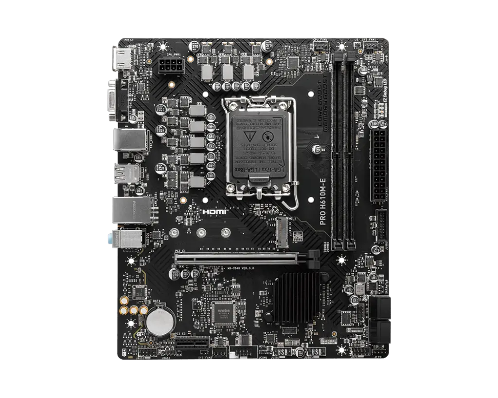 Дънна платка, MSI PRO H610M-E / LGA1700 - image 4