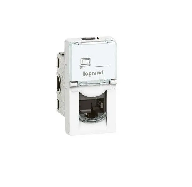 RJ-45 Cat 5e UTP 1 МОД. MOSAIC LEGRAND - БЯЛ