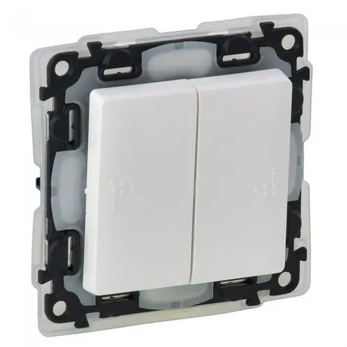 СЕРИЕН КЛЮЧ 10 AX 250 V~ - IP44  VALENA LIFE LEGRAND - БЯЛ