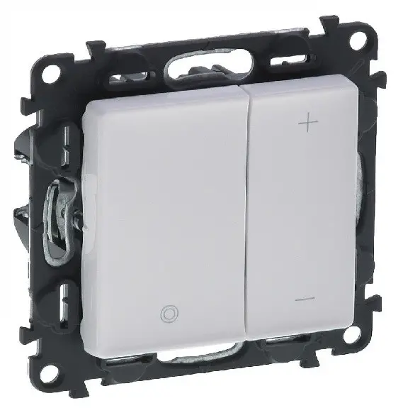 ТЪЧ ДИМЕР 240 V~ - 50 Hz - С КАПАК VALENA LIFE LEGRAND - БЯЛ