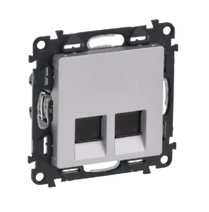 Διπλή πρίζα υπολογιστή RJ45 CAT 5E UTP Valena Life Legrand - κρεμ