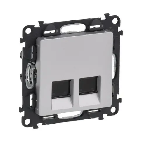 ДВОЙНА КОМПЮТЪРНА РОЗЕТКА RJ45 CAT 5Е. UTP VALENA LIFE LEGRAND - КРЕМ