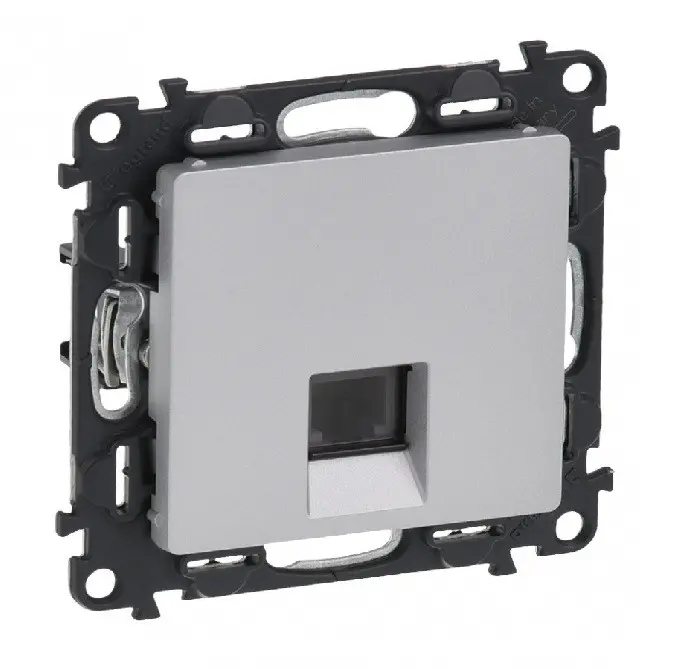 Priză telefonică RJ 11 Valena Life Legrand - aluminiu