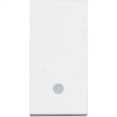 ЕДНОПОЛЮСЕН КЛЮЧ 1 МОДОЛЕН с LED ИНДИКАЦИЯ RW4001L CLASSIA LEGRAND -  БЯЛ