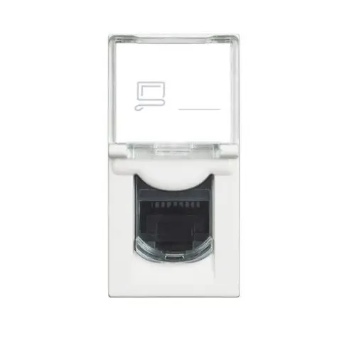 РОЗЕТКА RJ45 UTP CAT 6 1 МОДУЛНА CLASSIA LEGRAND - БЯЛ