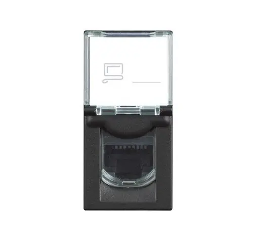 Priză RJ45 UTP CAT 6A 1 modul CLASSIA LEGRAND - negru - 1