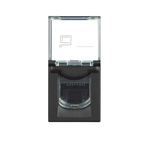ΠΡΙΖΑ RJ45 STP CAT 6A 1 ΜΟΝΑΔΑΣ CLASSIA LEGRAND - ΜΑΥΡΟ - 1