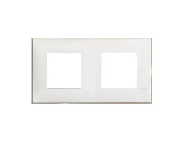 ДВОЙНА РАМКА R4802M2WS CLASSIA LEGRAND - БЯЛ САТЕН