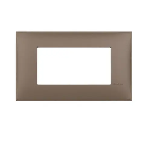 4-МОДУЛНА РАМКА R4804TF CLASSIA LEGRAND - КАФЯВ МАТ