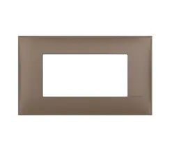 4-МОДУЛНА РАМКА R4804TF CLASSIA LEGRAND - КАФЯВ МАТ