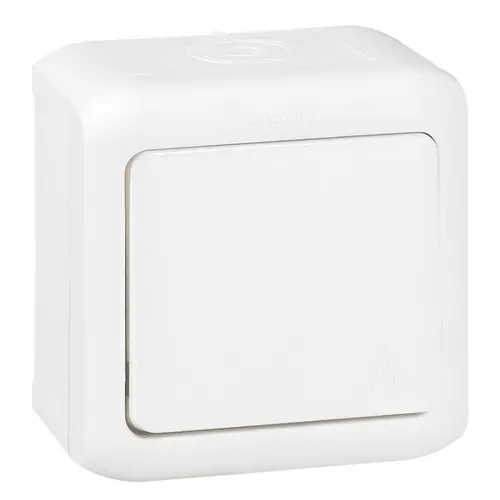 ЕДНОПОЛЮСЕН КЛЮЧ 10AX ЗА ОТКРИТ МОНТАЖ FORIX LEGRAND - БЯЛ