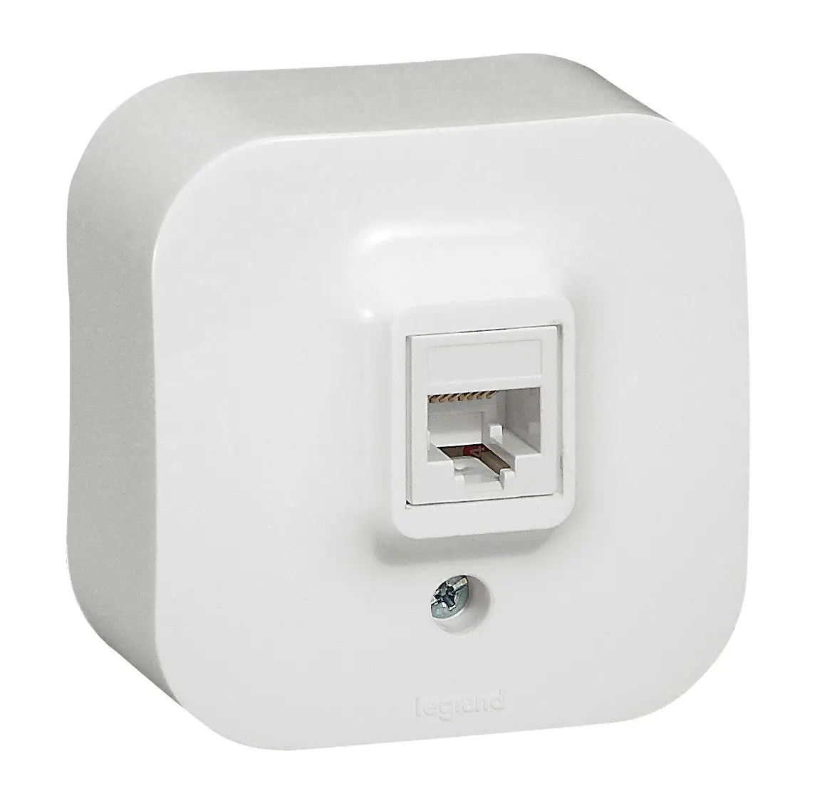 РОЗЕТКА RJ45 UTP КАТЕГОРИЯ 5Е ЗА ОТКРИТ МОНТАЖ FORIX LEGRAND - БЯЛ