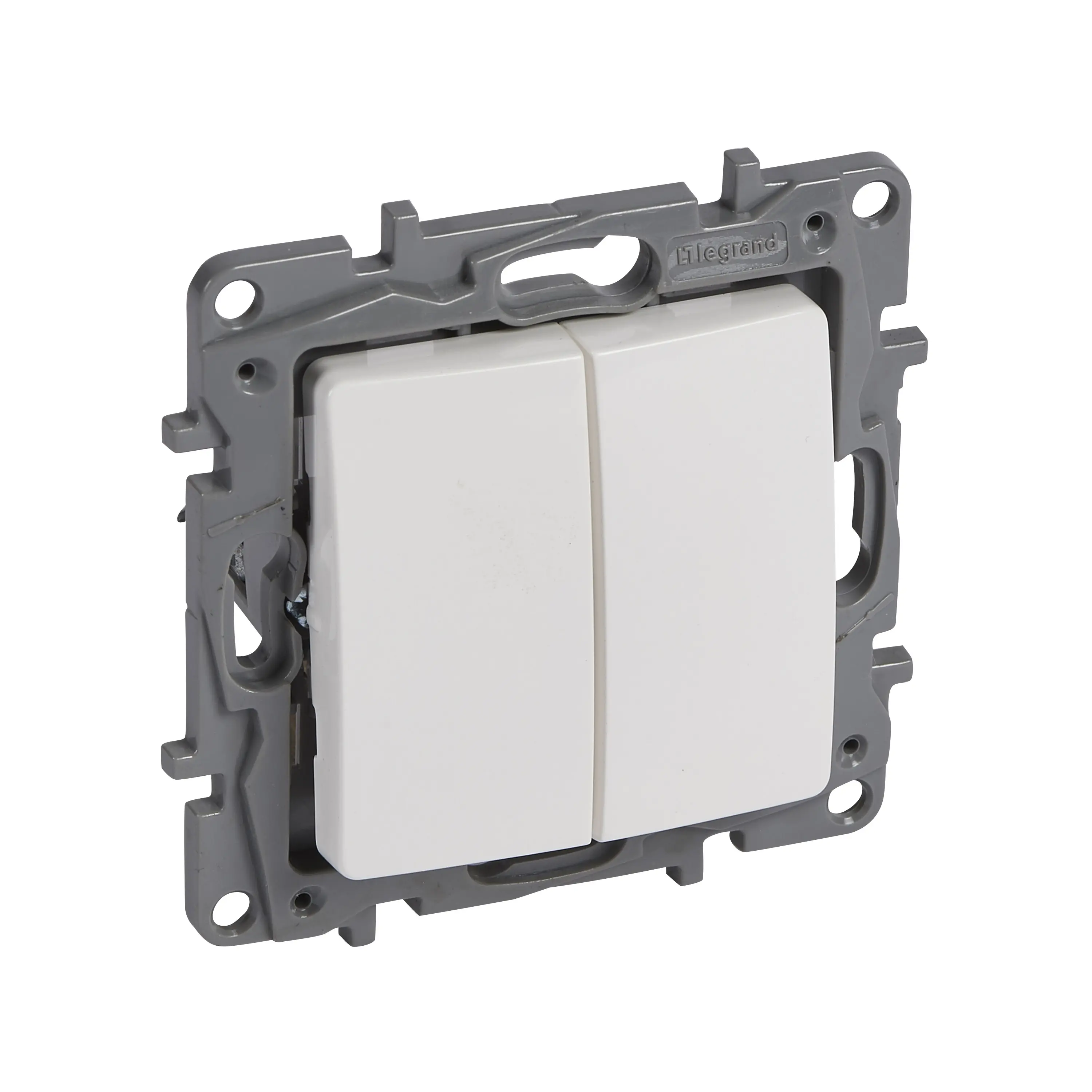 АВТОМАТИЧЕН СЕРИЕН БУТОН 6 A 250 V~ NILOE LEGRAND - БЯЛ - image 1