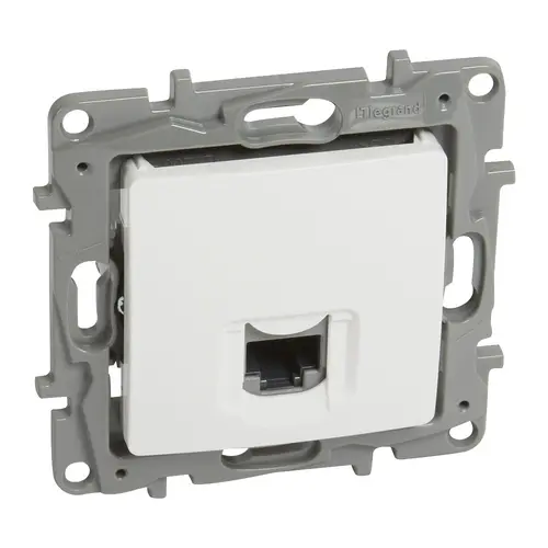 РОЗЕТКА RJ45 UTP КАТЕГОРИЯ 5 NILOE LEGRAND - БЯЛ