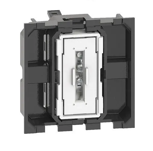 Întrerupător cu revenire (cap-scară) cu două module LIVING NOW LEGRAND