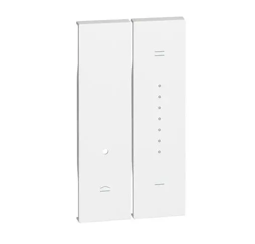 Panou frontal cu două module pentru dimmer LIVING NOW LEGRAND - alb