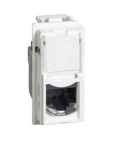 ЕДНОМОДУЛНА РОЗЕТКА LN KW4279C5E RJ-45 UTP KAT.5e LIVING NOW BITICINO - БЯЛ