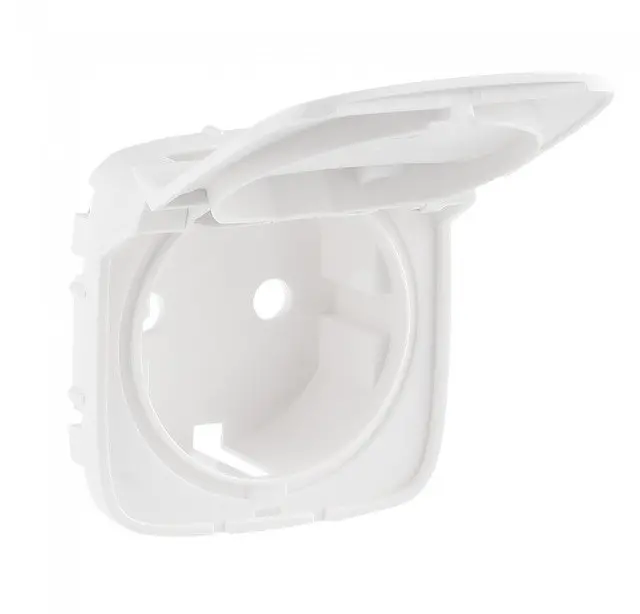 Μετώπη τύπου Schuko με καπάκι LGR 754845 VALENA ALLURE LEGRAND - λευκό