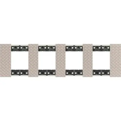 Τετραπλή πλάκα LN KA4802M4MM LIVING NOW BITICINO - ψευδαίσθηση