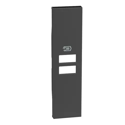 ЕДНОМОДУЛЕН USB ЛИЦЕВ ПАНЕЛ LN KG13C LIVING NOW BITICINO - ЧЕРЕН