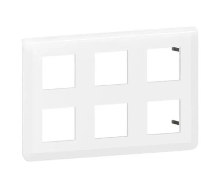 Ramă frontală Schuko 2X6M LGR 78832L MOSAIC LEGRAND - alb