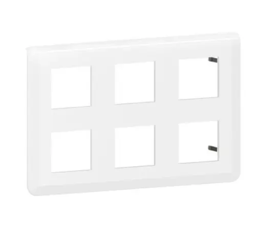 ЛИЦЕВА РАМКА ШУКО 2Х6M LGR 78832L MOSAIC LEGRAND - БЯЛ
