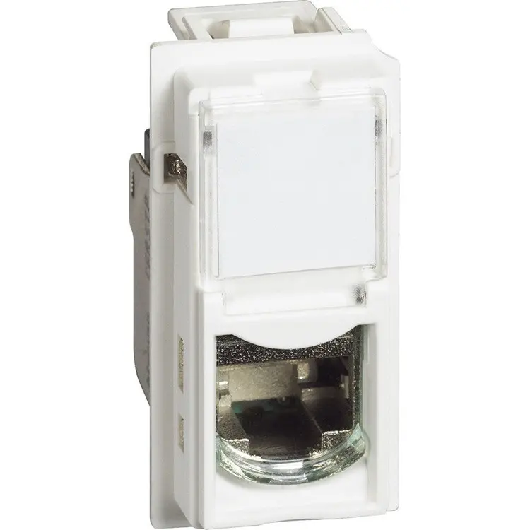 ЕДНОМОДУЛЕН КОНЕКТОР RJ-45 STP KAT.6 LN KW4279C6S LIVING NOW BITICINO - БЯЛ