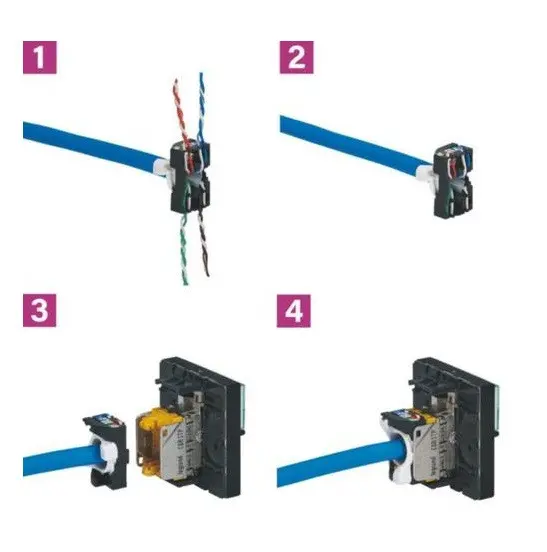 ДВУМОДУЛНА РОЗЕТКА 2xRJ-45 Cat6 FTP LGR 076506 MOSAIC LEGRAND - БЯЛ - image 1