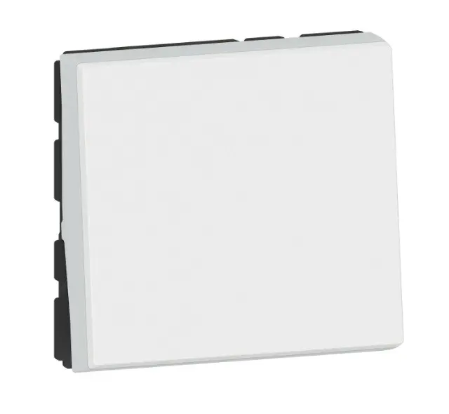 BUTON CU DOUĂ MODULE 6A LGR 278040L MOSAIC LEGRAND - ALB