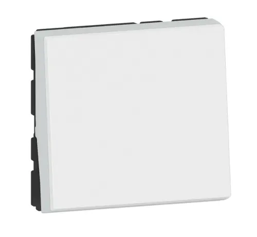 ДВУМОДУЛЕН БУТОН 6А LGR 278040L MOSAIC LEGRAND - БЯЛ