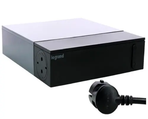 Multipriză pentru zona TV 4x2P+E și 4x2P LEGRAND - Negru - 5