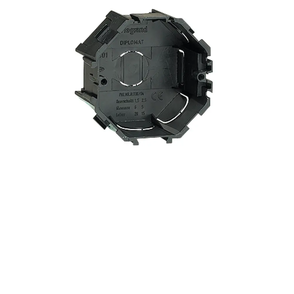Κουτί εγκατάστασης 71Χ71Χ40mm LEGRAND μαύρο