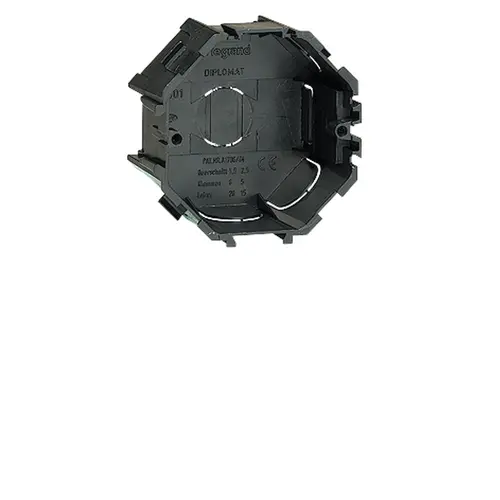 Κουτί εγκατάστασης 71Χ71Χ40mm LEGRAND μαύρο - 1