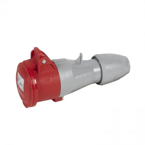 Cupla IP44 3P+E, 16A 380/415V LEGRAND - gri/roșu - 1