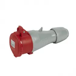 КУПЛУНГ IP44 3P+N+E, 16A 380/415V LEGRAND - СИВ/ЧЕРВЕН