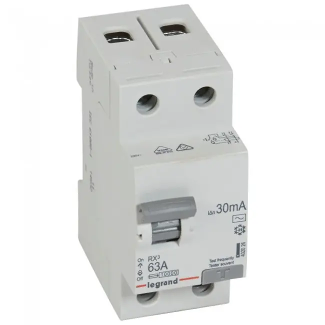 Protecție diferențială RX-3 2Р 63А 30mA 6kA LEGRAND