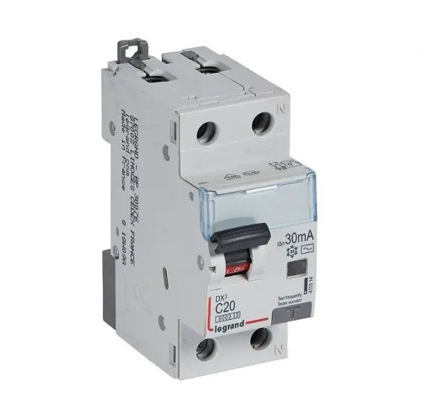 Protecție diferențială combinată+DX3 1Р+N 20А 30mA LEGRAND