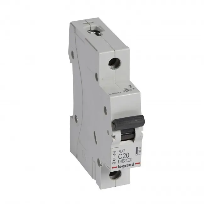 ÎNTRERUPĂTOR AUTOMAT UNIPOLAR RX³-MCB 1P C 20A 6KA LEGRAND