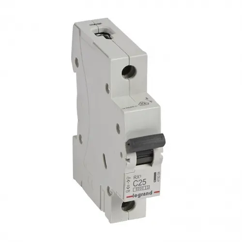 ÎNTRERUPĂTOR AUTOMAT UNIPOLAR RX³-MCB 1P C 25A 6KA LEGRAND - 1