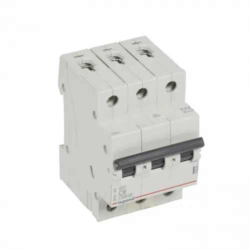 ÎNTRERUPĂTOR AUTOMAT TRIPOLAR RX³-MCB 3P C 6A 6KA LEGRAND - 1