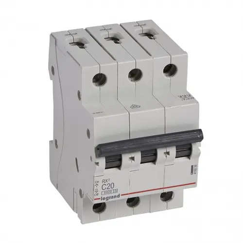 ΤΡΙΠΟΛΙΚΟΣ ΑΥΤΟΜΑΤΟΣ ΔΙΑΚΟΠΤΗΣ RX³-MCB 3P C 20A 6KA LEGRAND - 1