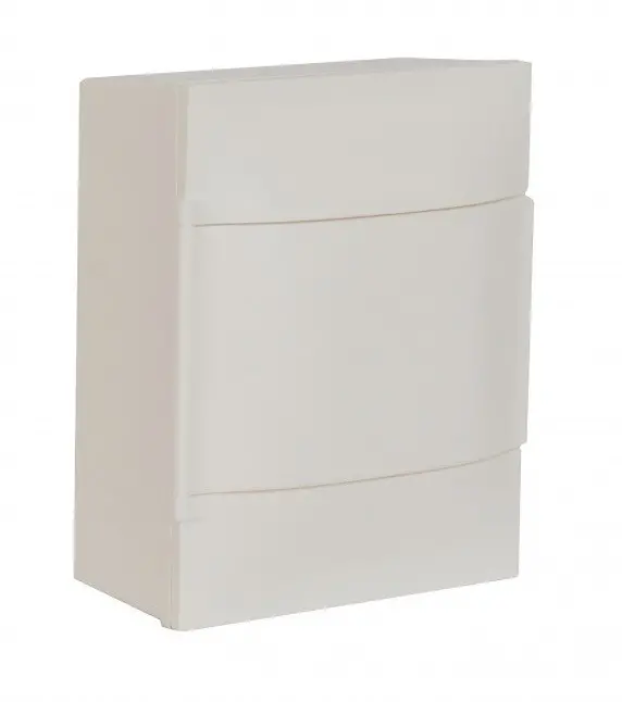 TABLOU CU PATRU MODULE PENTRU MONTAJ APARENT + ȘINĂ LGR 134204 LEGRAND CU UȘĂ ALBĂ