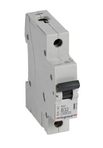 ЕДНОПОЛЮСЕН АВТОМАТИЧЕН ПРЕКЪСВАЧ LGR 419139 RX-MCB 1P B 32A 6KA LEGRAND
